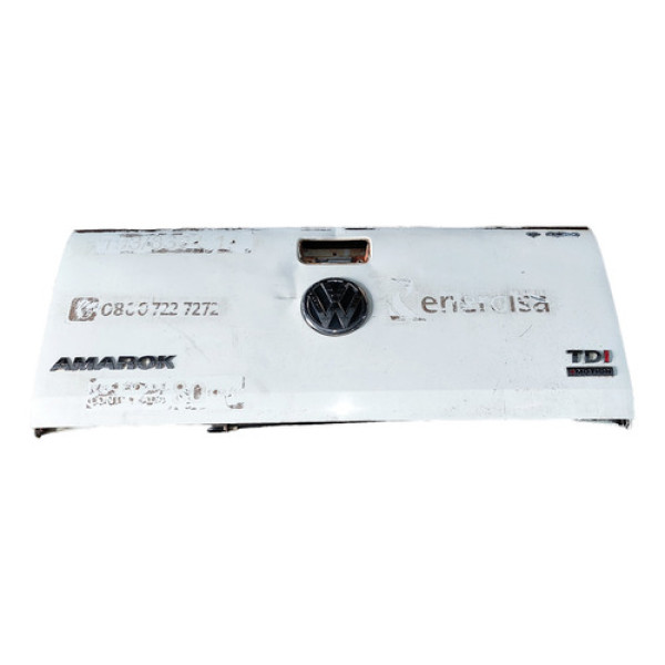 Tampa Traseira Volkswagen Amarok 2012 2013 2014  C/detalhe Branca