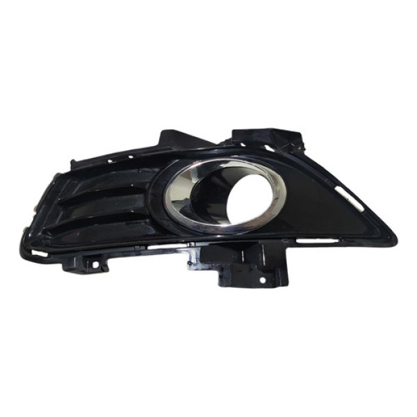 Grade Farol Milha Esquerdo Ds7319953 Ford Fusion 2014 A 2018 Preto Esquerdo