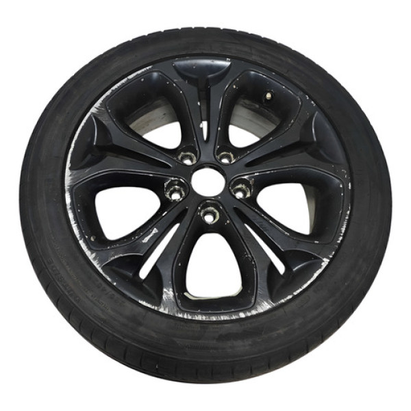 Roda 5x100 Aro 17 C/pneu Hyundai I30 2013 A 2016 C/detalhe  Preto