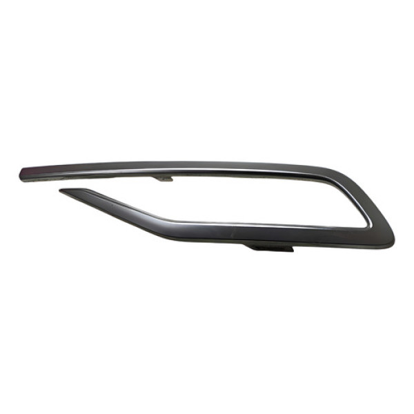 Friso Direito Parachoque Traseiro Vw Nivus 1.0 2021 A 2023 Prata