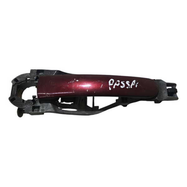 Maçaneta Externa Traseira Direita Vw Passat 1997 1998 A 2000 Vermelho Traseira