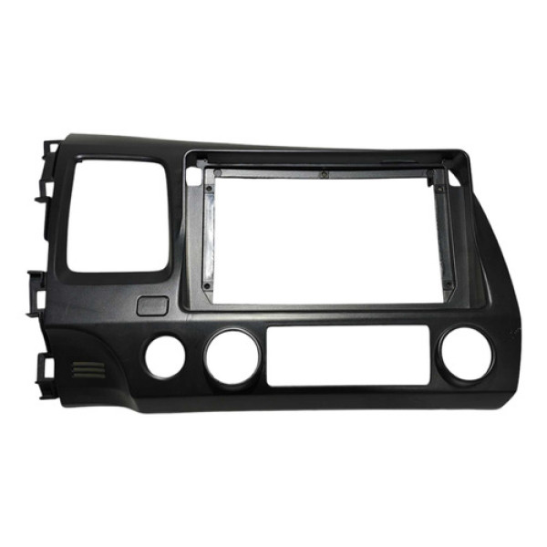 Moldura Painel 2 Din Honda Civic Grafite 2007 2008 A 2011