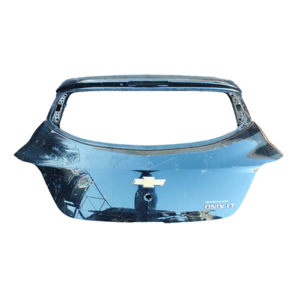 Tampa Porta Malas Chevrolet Onix 2013 2014 2015 C/detalhe  Preto