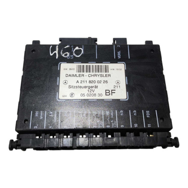 Modulo Banco Diant Direito A2118200226 Mercedes E320 2003/05 Preto