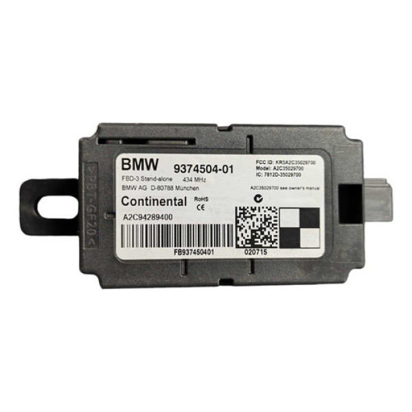 Módulo Radio Controle Bmw 320i 2014 2015 2016 937450401