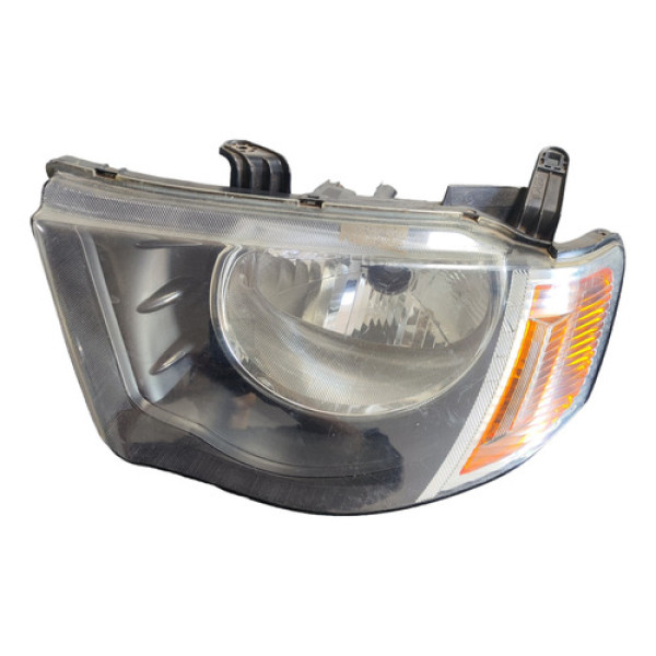 Farol Esquerdo Mitsubishi L200 Triton 2008 A 2013 Masc.negra Esquerdo