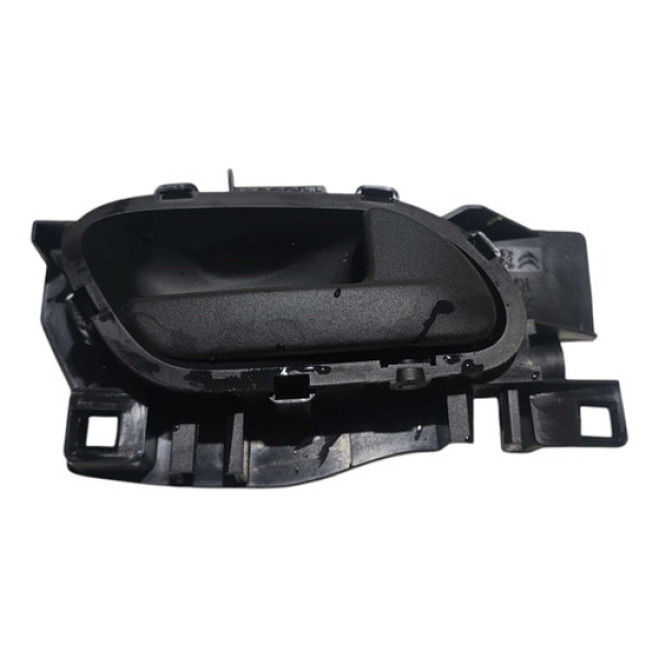 Maçaneta Interna Diant Direita Peugeot 208 - 2021 2022 2023 Preto Dianteira