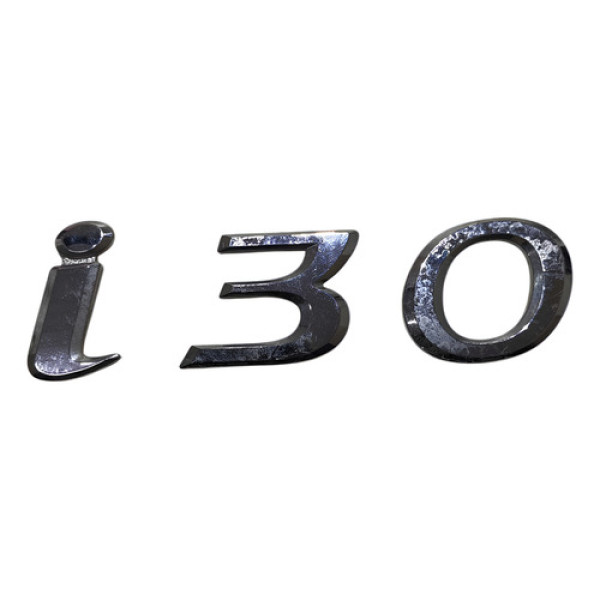 Emblema Traseiro Hyundai I30 1.8 2013 2014 2015 2016 Prata