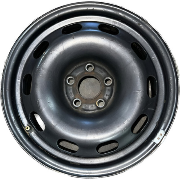 Roda De Ferro Vw Gol Golf Fox 2018 A 2023 Aro 15 1j0601027ab Preto