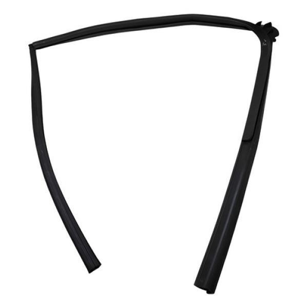 Canaleta Borracha Vidro Traseiro Esquerdo Honda City 2023/24 Preto