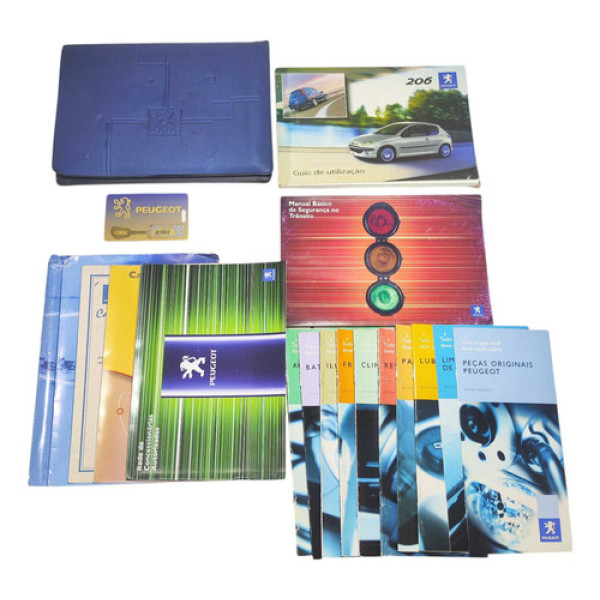 Moldura Manual Proprietário Peugeot 206 Feline 2006 A 2008