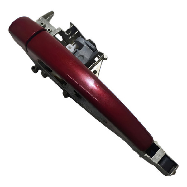Maçaneta Externa Dianteira Direita Citroen C3 1.5 2014/2016 Vermelho Dianteira
