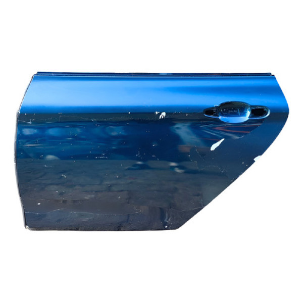 Porta Traseira Esquerda Bmw 320i Gt 2013 2014 2015 Detalhe Traseira Esquerda Azul