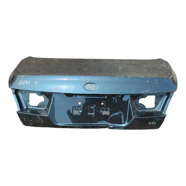 Tampa Traseira Porta Malas Hyundai Azera 2007 A 2011 Detalhe Verde