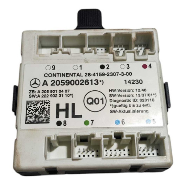 Modulo Porta Tras Esq Mercedes Benz C180 2014 2015 2016 