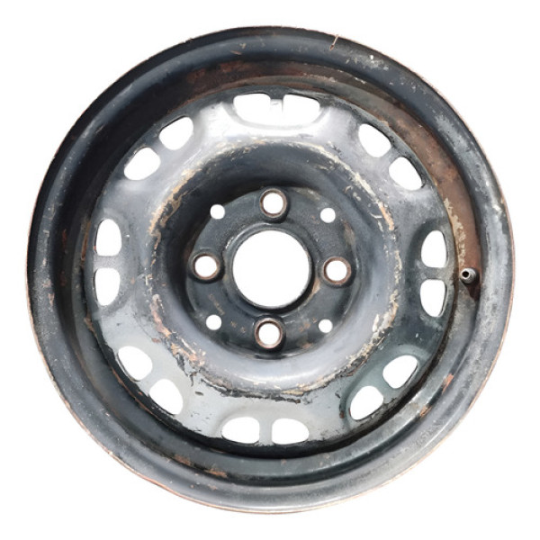 Roda Ferro Aro 13 4x100 Volkswagen Gol G2 1996 1997 A 1999 Preto