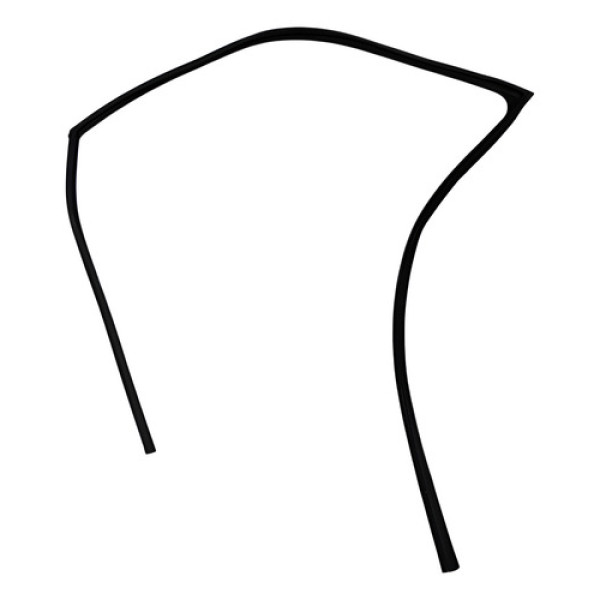 Guarnição  Porta Dianteira Esquerda Gm Tracker 1.2 2020/2022 Preto