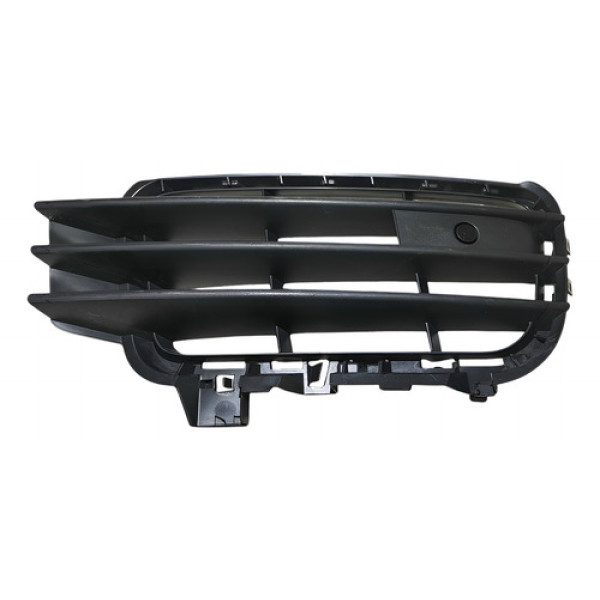 Grade Parachoque Direito 7p6853666a Vw Touareg 2011 A 2014 Preto Fosco