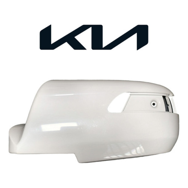 Capa Retrovisor Esquerda Kia Magentis 2012 2013 Branco