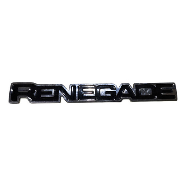 Emblema Porta Dianteira Esquerda Jeep Renegade 2016 A 2021 Branco