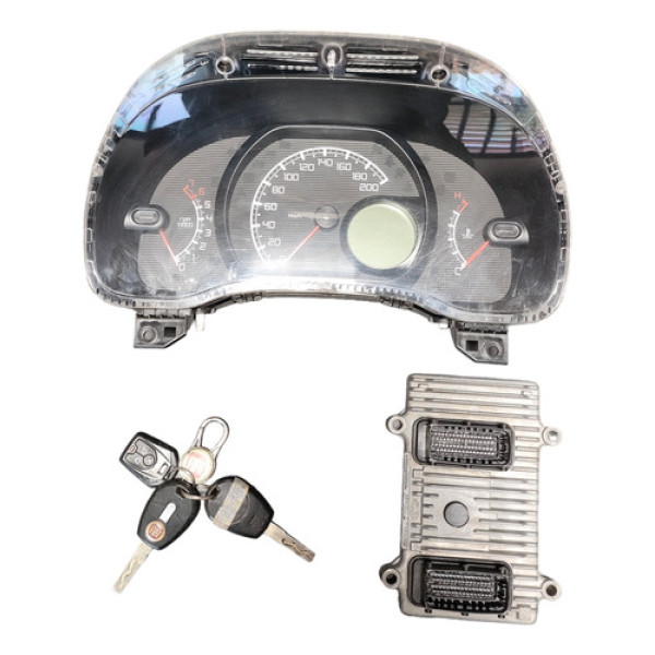 Kit Code Velocímetro E Modulo  Fiat Strada 2014 A 2016  Preto