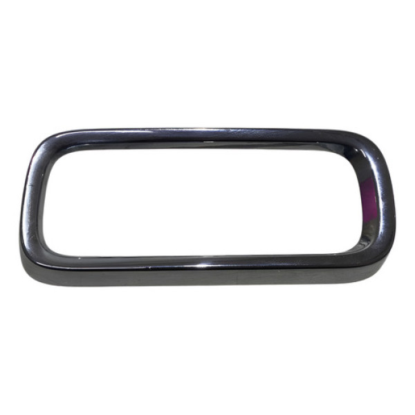 Aplique Grade Parachoque Jeep Renegade 2.0 2016/20 Detalhe Prata