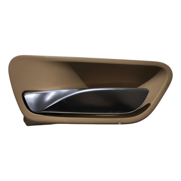 Maçaneta Dianteira Esquerda 51417260089 Bmw 328i Gt 2013/15 Bege Dianteira