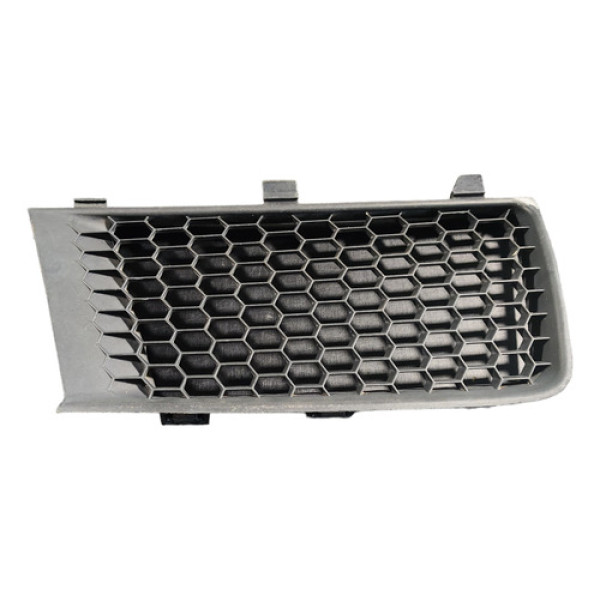 Grade Parachoque Diant Esq Renault Sandero 2007/2011  Preto