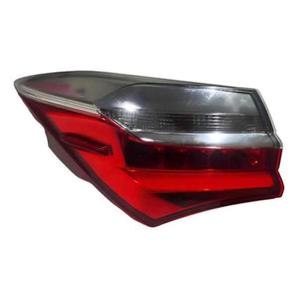 Lanterna Traseira Esquerda E1324768 Toyota Corolla 2017/2019 Esquerdo/motorista Vermelho