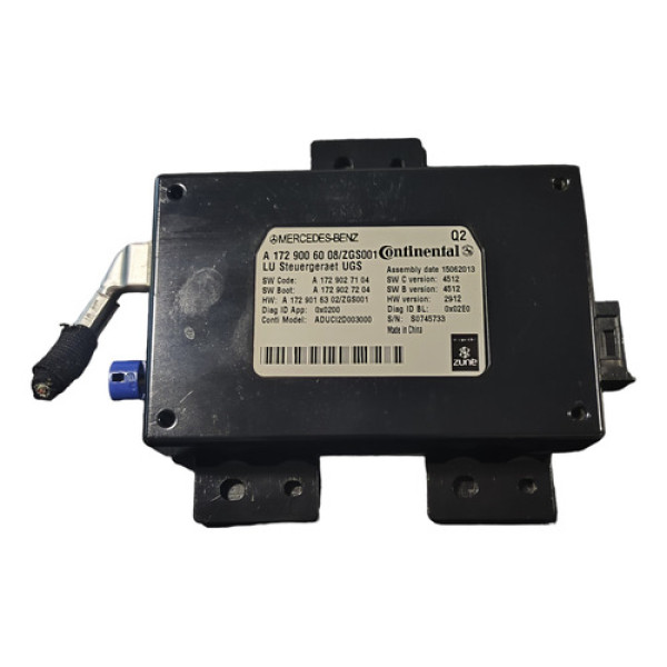 Módulo Interface Controle A1729006008 Mercedes C250 2012/14