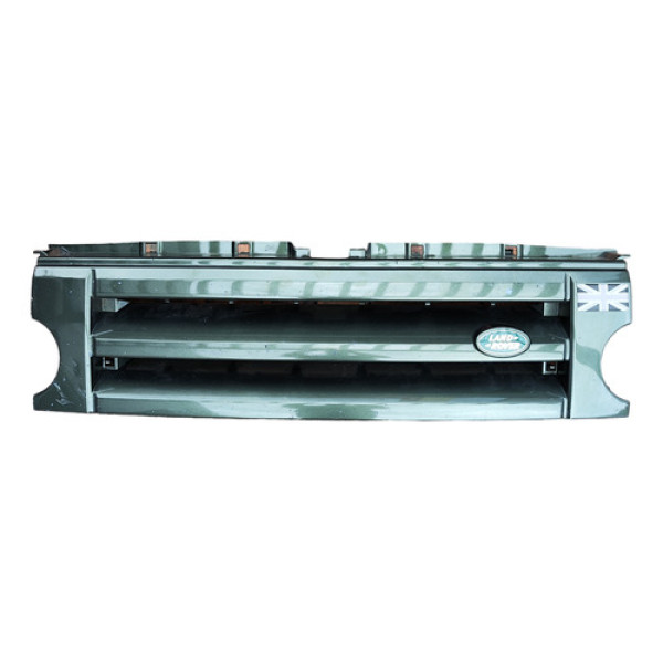 Grade Frontal Central Land Rover Discovery 3 2005 2006 2007 Verde Plástico