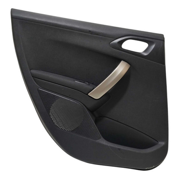 Forro Porta Traseira Esquerda Peugeot 2008 1.6 2013 A 2019 Preto