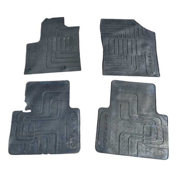 Jogo Tapete Borracha Citroen Aircross 2019 Preto