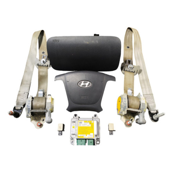 Kit Painel Tabelier Hyundai Santa Fé 2007 A 2012 Preto