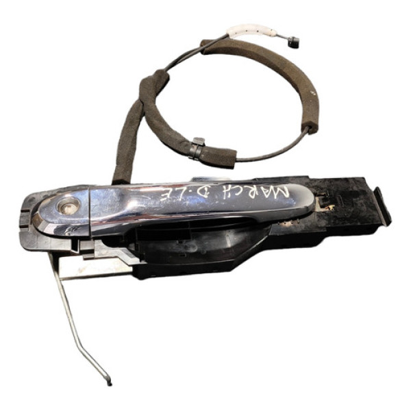 Maçaneta Externa Dianteira Dir Nissan Versa 2011/2013 Sh1hb Prata Dianteira