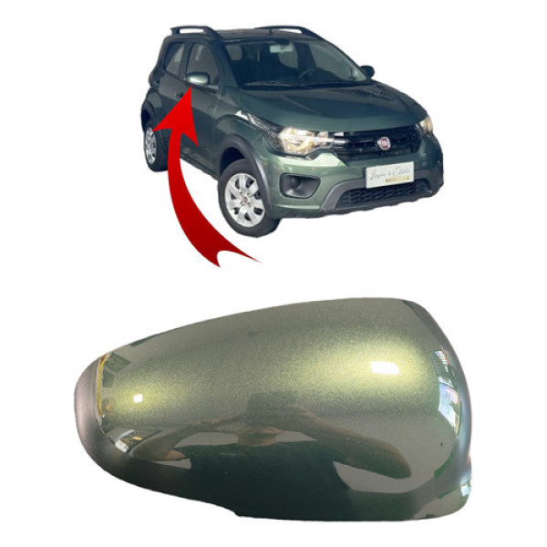 Capa Retrovisor Direito Fiat Mobi Verde Amazon Com Pisca Verde Amazon