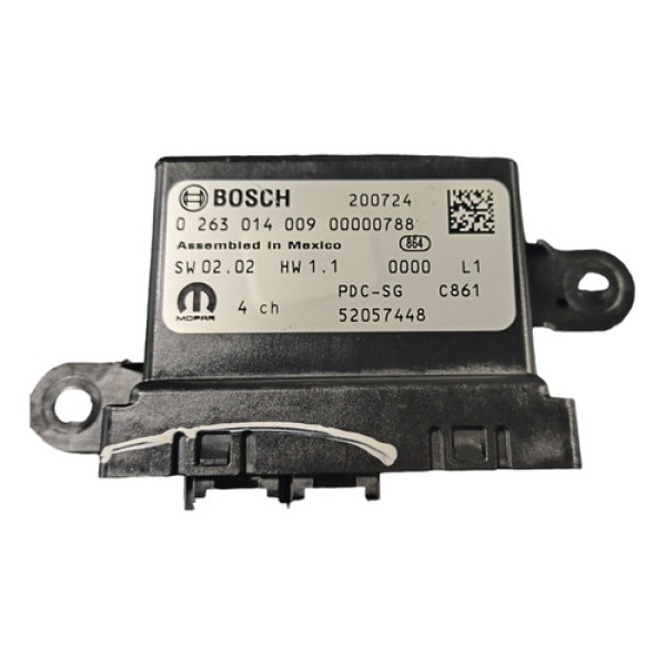 Módulo Sensor Estacionamento 52057448 Fiat Toro 2020 2021 Preto