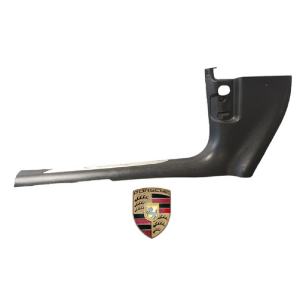 Moldura Soleira Tras Direita Porsche Macan 2015 2016 2017 Preto