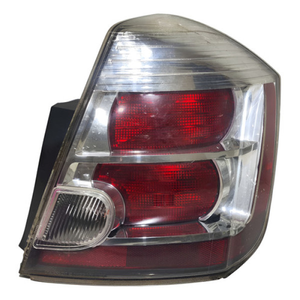 Lanterna Traseira Direita Nissan Sentra 2007 2008 2009/2012 Direito/passageiro Vermelho
