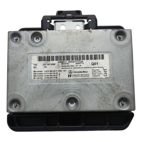 Módulo Multimídia A1718270345 Mercedes C280 2010 A 2012