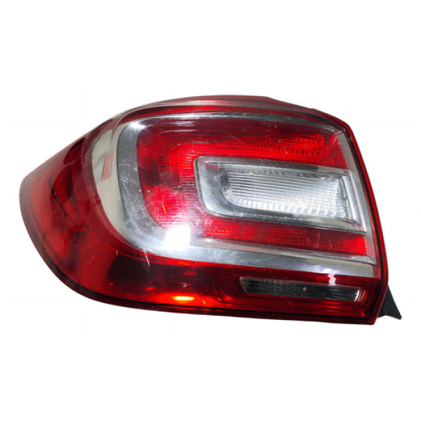 Lanterna Tras Esquerda C/detalhe Renault Sandero 2015 A 2019 Esquerdo/motorista Vermelho