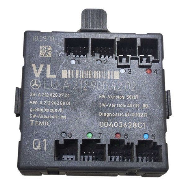 Módulo Porta Dianteira Esquerda Mercedes C280 2010 A 2012