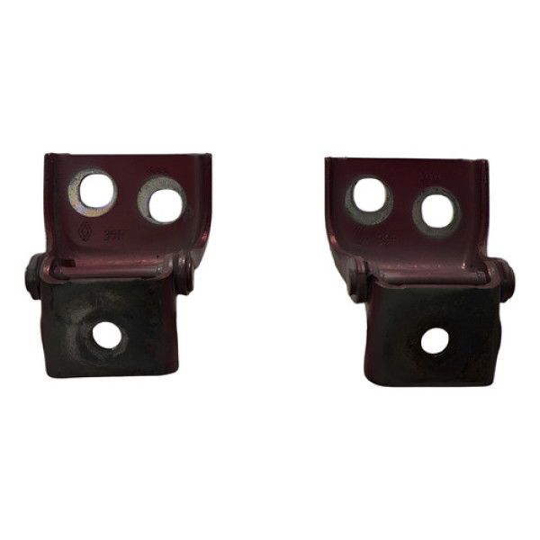 Par Dobradiça Traseira Esquerda Renault Kwid 1.0 2020 A 2022 Vermelho