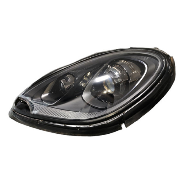 Farol Esquerdo Porsche Macan S 2017 2018 Máscara Negra  Esquerdo