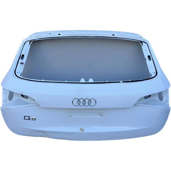 Tampa Traseira Original Audi Q5 2009 A 2014 C/ Detalhe Branco