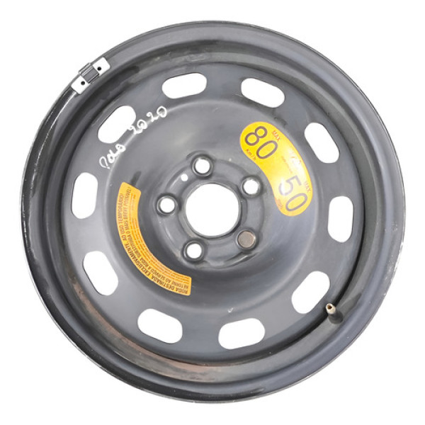 Roda De Ferro Aro 15 Volkswagen Polo 2012 2013 2014 Preto