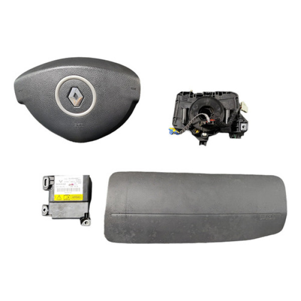 Painel Tabelier Kit Renault Logan 2007 A 2011 8201163278  Preto