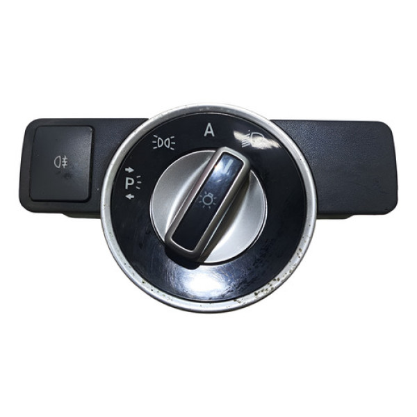 Botão Comando Luz Farol A2129056800 Mercedes C280 2010/2012 Preto