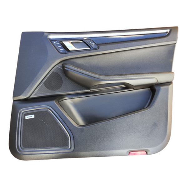 Forro Porta Dianteir Direito Porsche Macan 2015 2016 2017 18 Preto