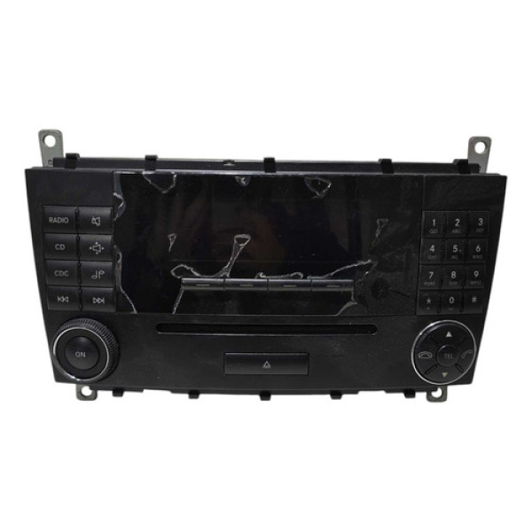 Multimidia Radio A2038700589 Mercedes C180 2006/08 C/detalhe